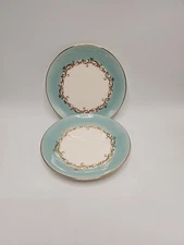 Lifetime "Gold Crown" 6 1/4 Inch Bread Plate-Set of 2 - Near Mint Condition 