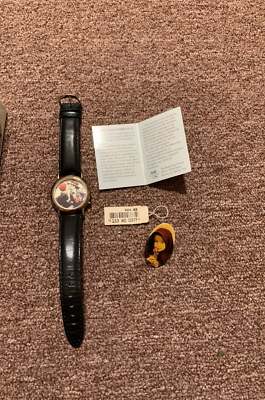 New Vintage Classico Brand Kim Anderson Wrist Watch & Lapel Pin