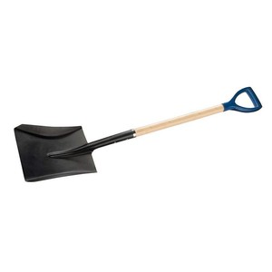 Silverline Square Mouth Shovel 1080mm T Handle steel garden scoop spade snow