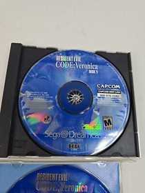 Resident Evil  Code Veronica Sega Dreamcast 2000 Discs And Manual Only 