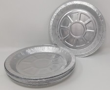 20cm Round Pie Plates Aluminium Foil Plate Tin Tray Dish Bake Oven Cook