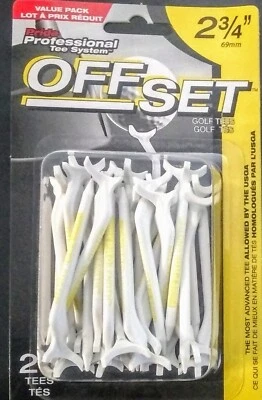 Pride OT23425 Professional Tee System - Offset Golf Tees - 2 3/4" 25 Pack
