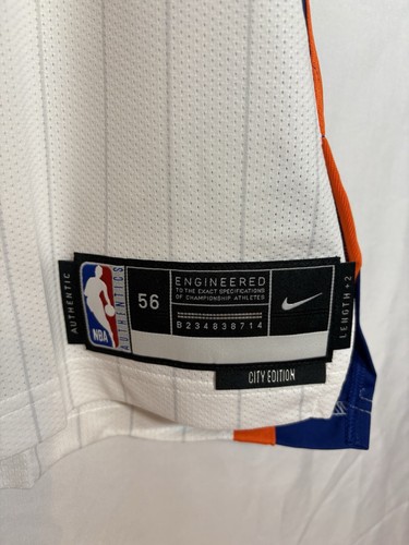 Nike New York Knicks #11 Brunson City Edition Authentic Jersey Kith Size 56 2XL - Picture 4 of 8