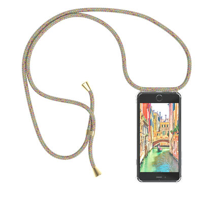 Für Apple iPhone 6 iPhone 6s Hülle mit Kette Band Seil Case zum Umhängen Bunt
