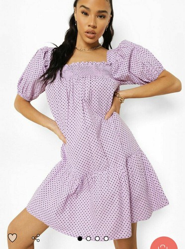 Influence Dress Size 8 \u0026 10 Lilac Polka 