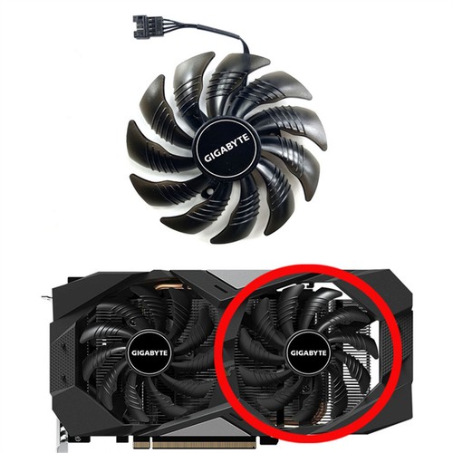 1x Graphics Card Replacement Fan Cooling Fan T1295SU for GIGABYTE CMP 30HX 6GB - Picture 15 of 16