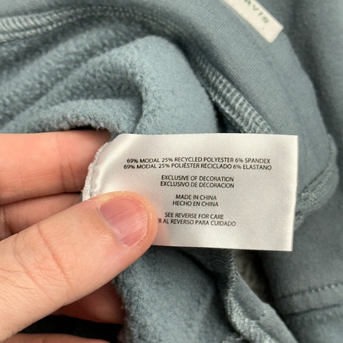 Orvis Sweatshirt Womens Large Blue V-Neck Long Sleeve Pullover Casual Soft - Picture 3 of 8