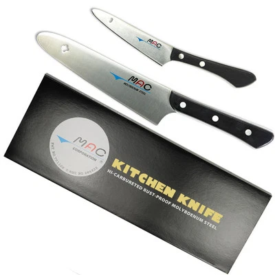 MAC KNIFE MAC UPK 2pcs UK-60 PK-40 Original Utility Paring Kitchen Knife Molybdenum Steel