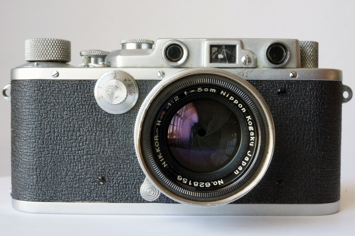Nicca IIIa with Nippon Kogaku Nikkor-H. C 5cm f2 Lens & Case Good