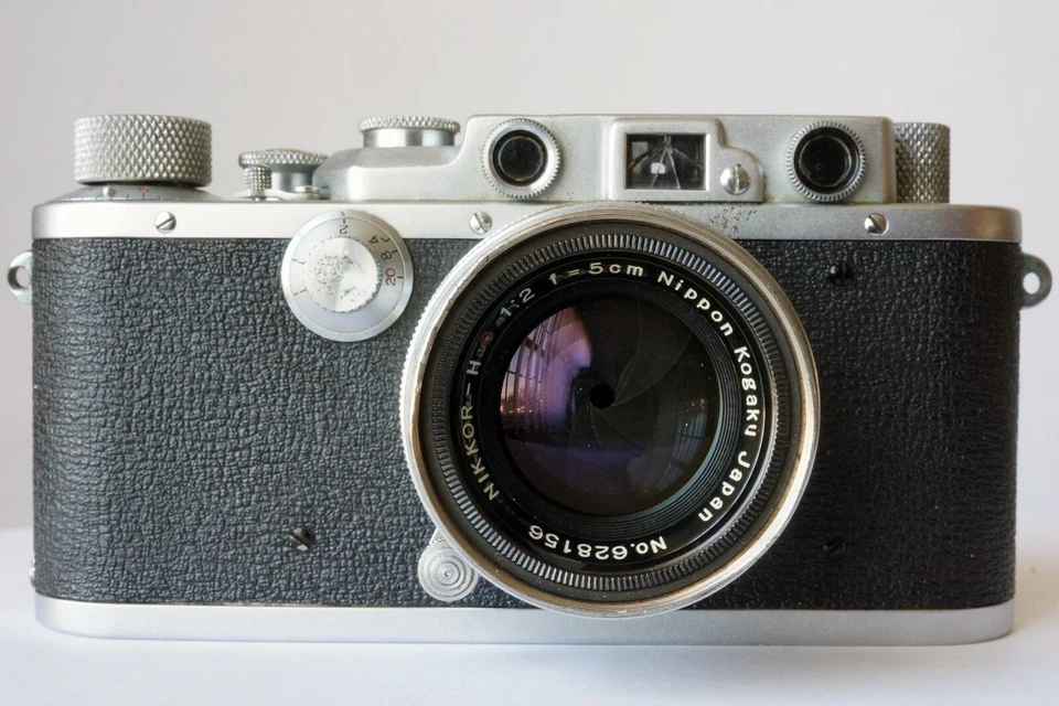 Объектив и чехол Nicca IIIa с Nippon Kogaku Nikkor-H. C 5 см f2 в хорошем рабочем состоянии - Изображение 2 из 4