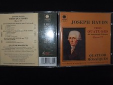 CD HAYDN / TROIS QUATUORS OEUVRE 77 / QUATUOR MOSAÏQUES /