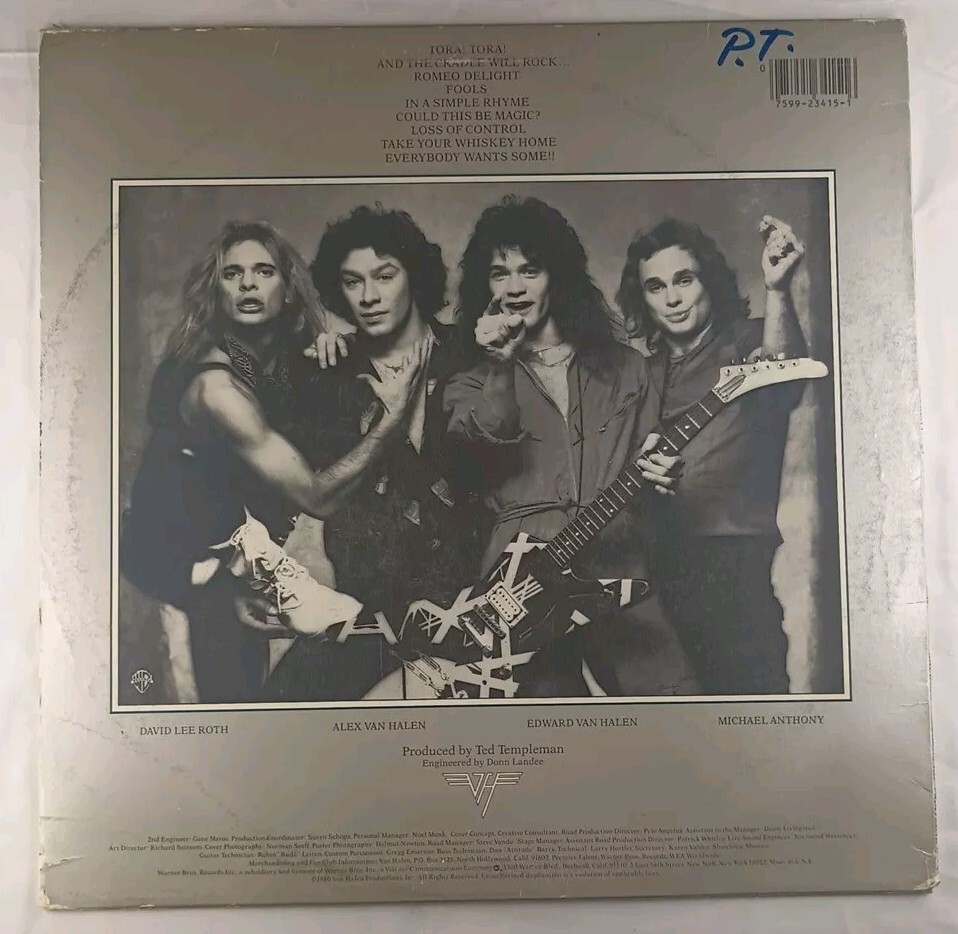 Van Halen Women And Children First 12” Vinyl 1980 Warner Bros HS 3415 LP EX  thumbnail 6