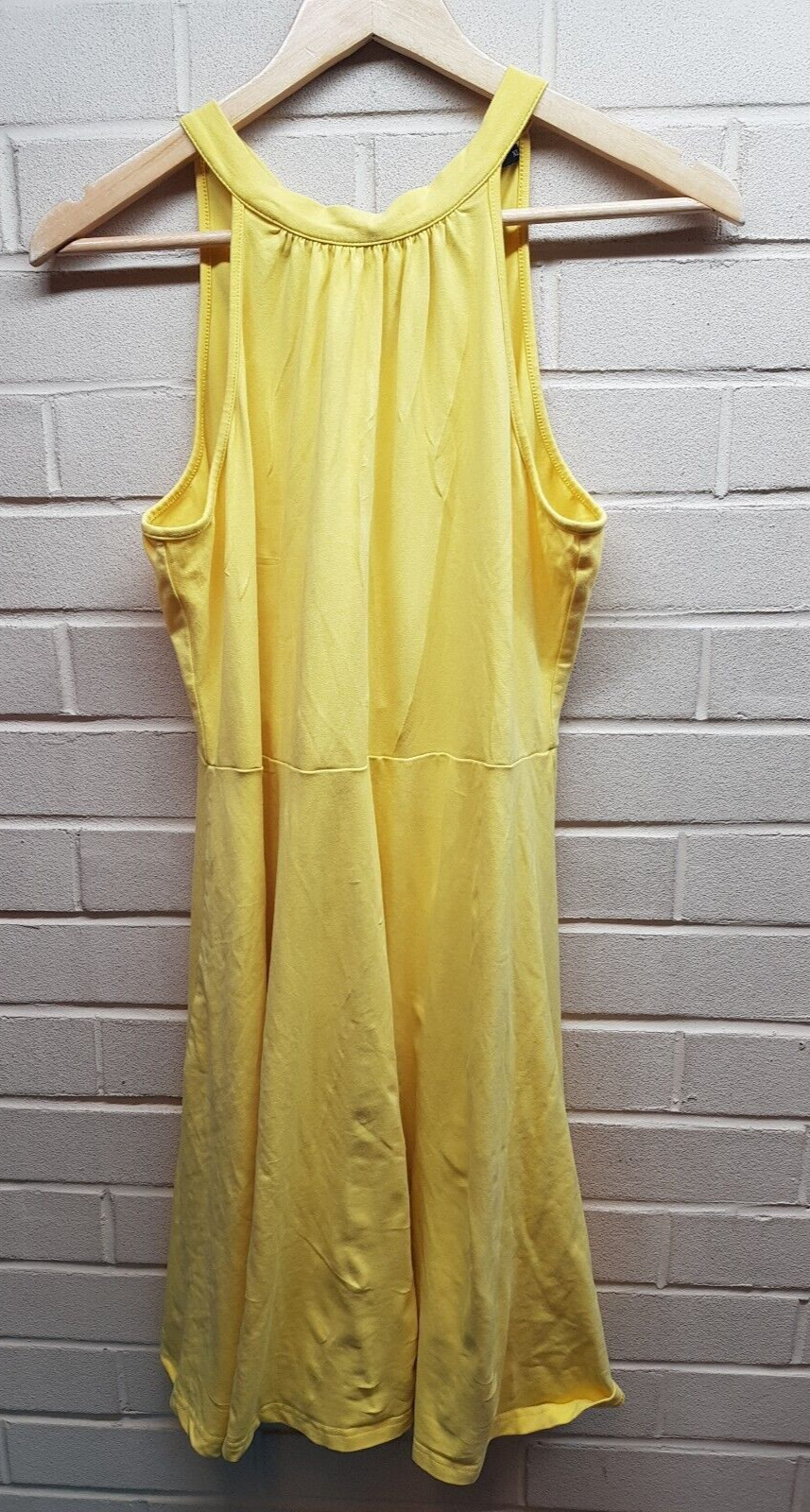 Ouges Women's Yellow Sleeveless Swing Dress Size … - image 2