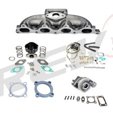 Rev9 T3 Turbo Turbocharger Setup Kit Good For 350hp For Honda Accord 1990-93 F22 Rev9 T3 Turbo Turbocharger Setup Kit Good For 350hp For Honda Accord 1990-93 F22