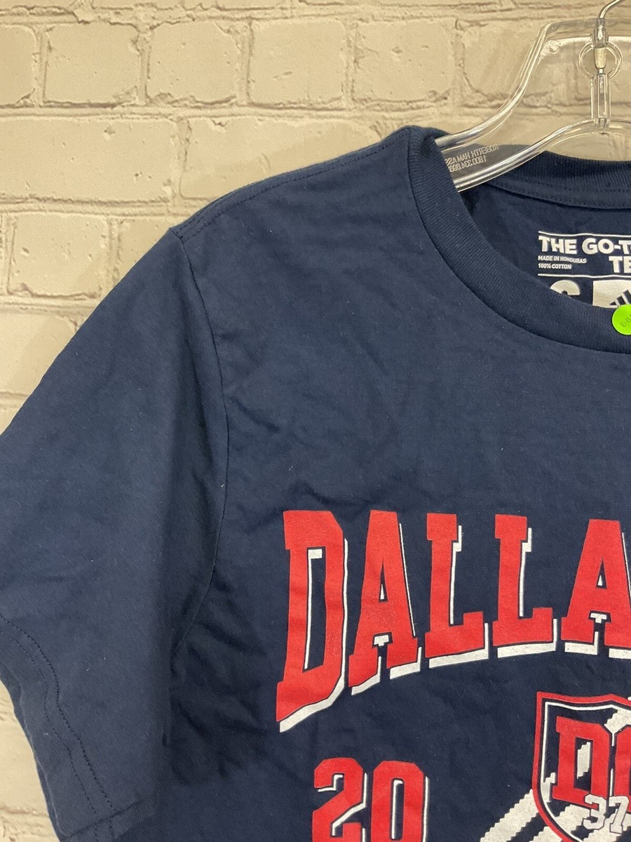 Adidas Mens Go To Tee Dallas Cup XXXVII Size Small Navy SS Crew