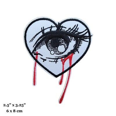 Alone Broken Heart Patch Rapper Face Tattoo Embroidered Iron On – Patch  Collection