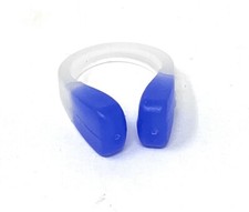 Leader Deluxe Nose Clip Adult Blue Adjustable Hypo-Allergenic Swim Water