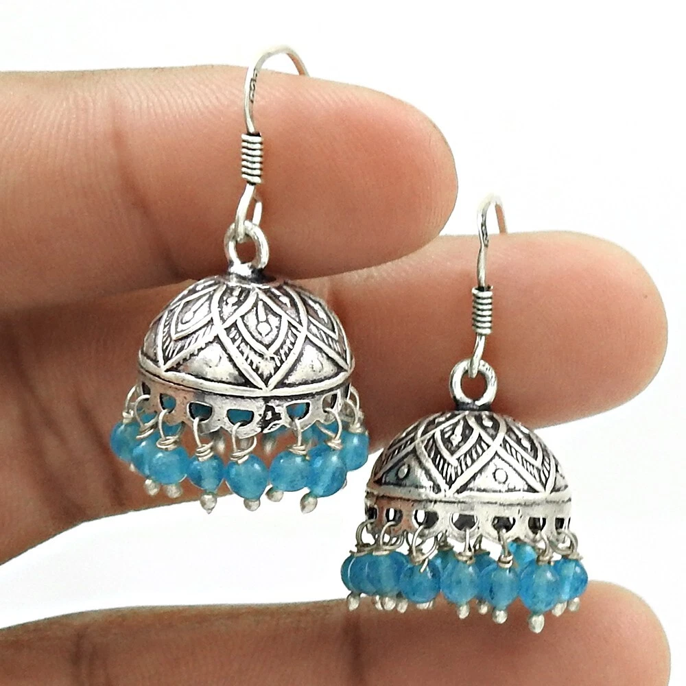 Sterling shop silver jhumka
