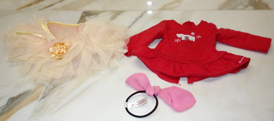 Holiday, 2  Piece, Christmas Cutie Outfit W/Shoes fits 18  Or American Girl Doll