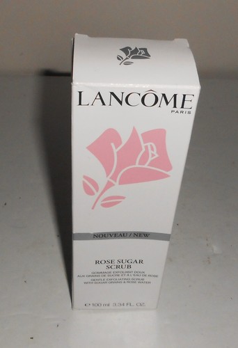 Lancome Rose Sugar Scrub With Sugar Grains And Rose Water. 3.34 FL. OZ NEW