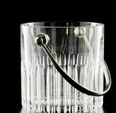 Baccarat Crystal ROTARY Ice Bucket with Handle