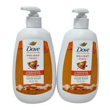 2 Dove Liquid Hand Wash Cinnamon Pumpkin Pie Limited Edition 12 oz Lot of 2