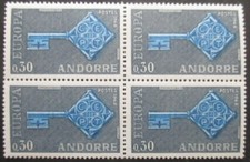 ANDORRE N°188 en bloc de 4 neuf **