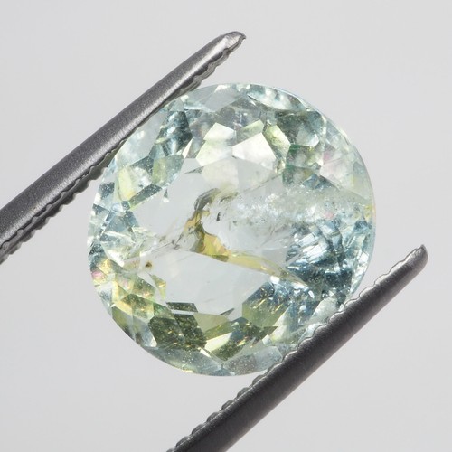 BRAZILLIAN BLUE YELLOW AQUAMARINE 2.60 CARAT LOOSE GEMSTONE 9.8 X 8.6 X 5.6 MM