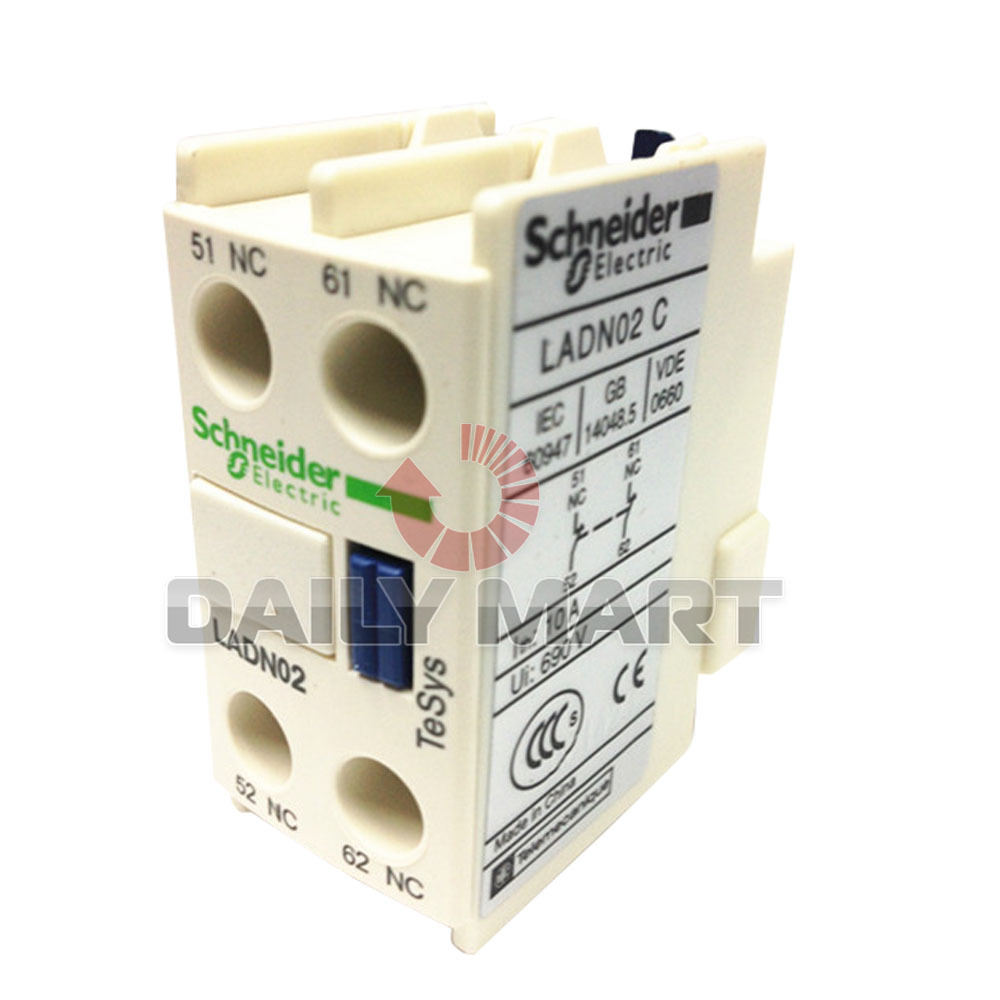 Ladn02c Brand New Electric Schneider LADN02C D-Line Contactors Auxiliary ...