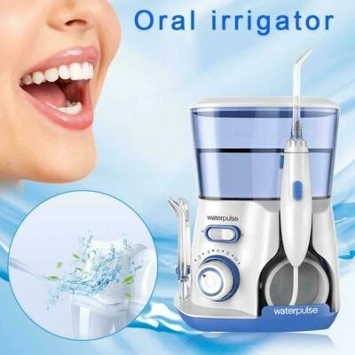 Waterpulse V300 Water Flosser Oral Irrigator Dental Tooth Teeth Cleaner 5 Tips