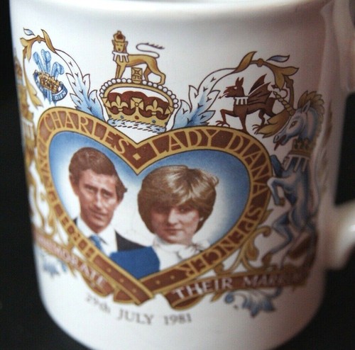 Prince Charles and Lady Diana 1981 Wedding Commemorative Cup vintage - Picture 4 of 5