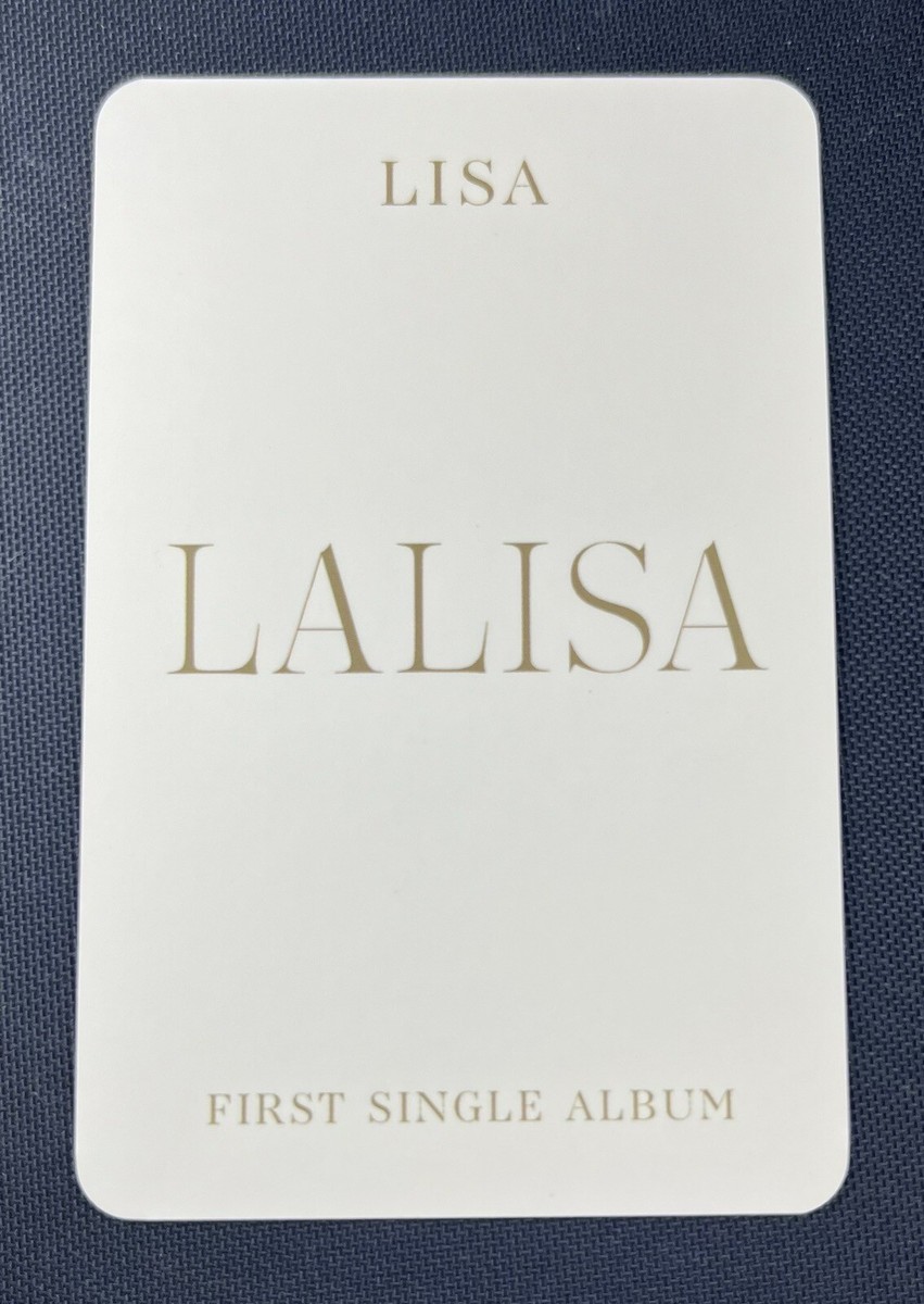 Blackpink Lisa POB 1st Album KTOWN4U K-pop Poca Photocard Lalisa