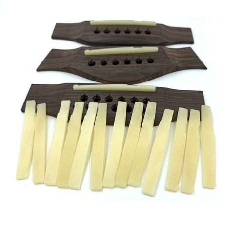 10 Stck. Gitarre ungebleicht KNOCHEN Sattel Mutter Brücke 72 x 3 x 9 mm Akustik Gitarrenbauer NEU - Bild 5 von 12