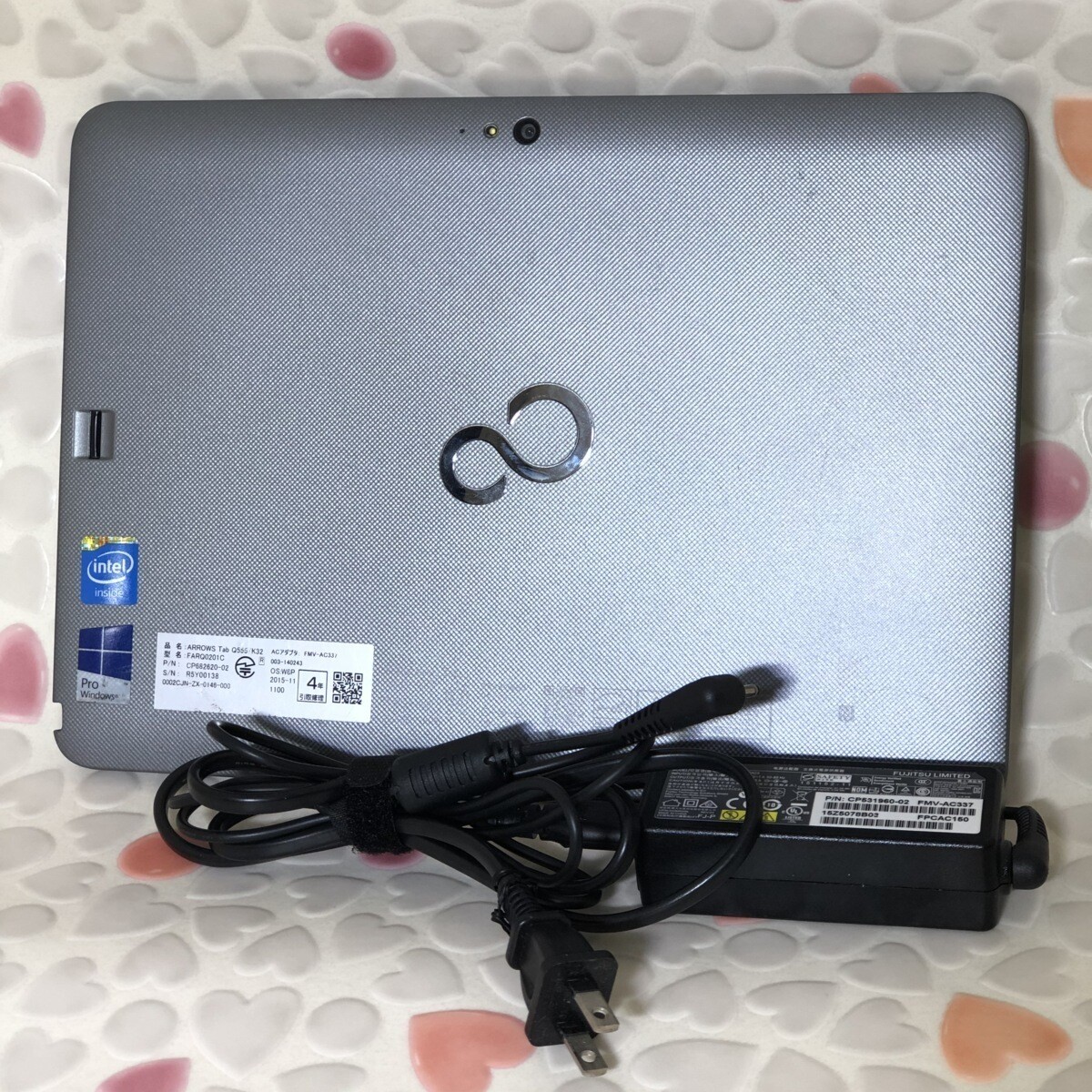 Tab ARROWS Z3745 Q555 Atom Fujitsu K32 Win10 equipped SSD64GB 4GB 