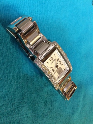 Damenuhr Fossil Analog Silber mit Kristallen AM 4150 - Bild 6 von 11