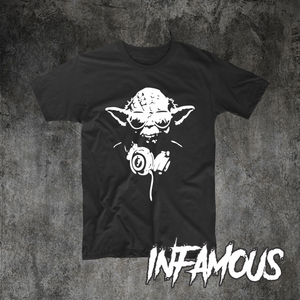 yoda headphones t shirt