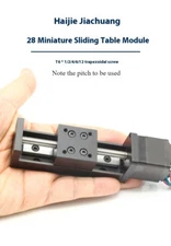 Small Linear Slide 28 Stepper Motor Trapezoidal Screw Motorized Slide Rail