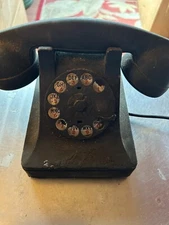 "Western Electric" "300" "Bell System" late 40's early '50's Black Rotary Dial