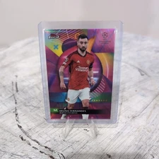 2024 Topps Finest UEFA Champions League Bruno Fernandes 3/3!!! 🔥🔥🔥