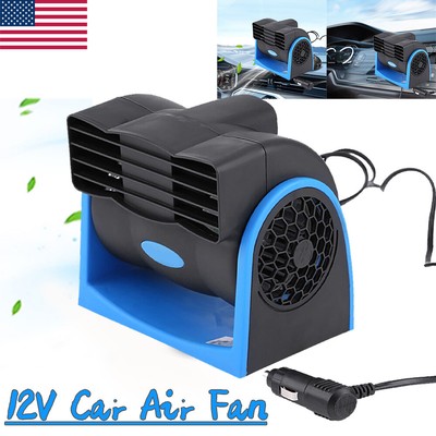 Car Cooling Fan 2 Speed Adjustable Cooler Car Vehicle Electric Auto Air Fan 12V