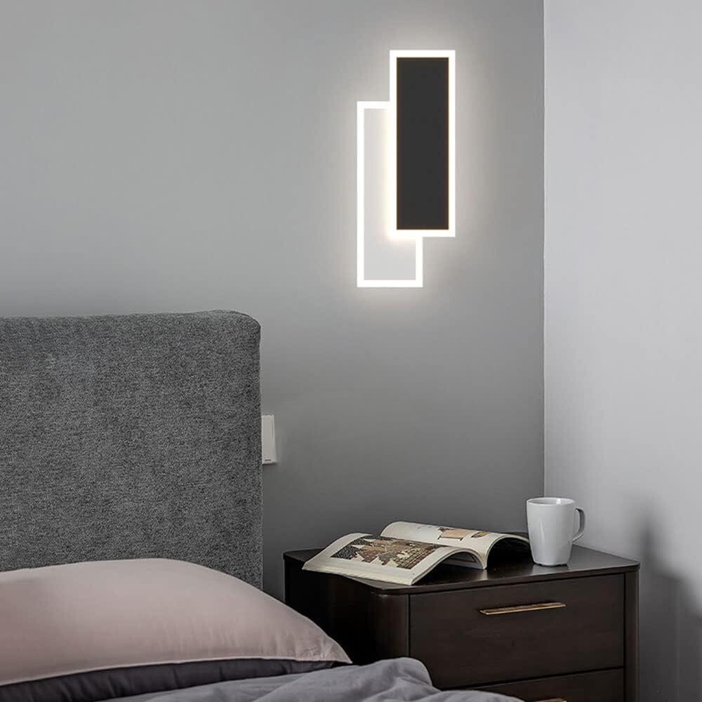 Offerta Applique LED 15W 3 Colori AQ16 Bianco/Nero Design Moderno