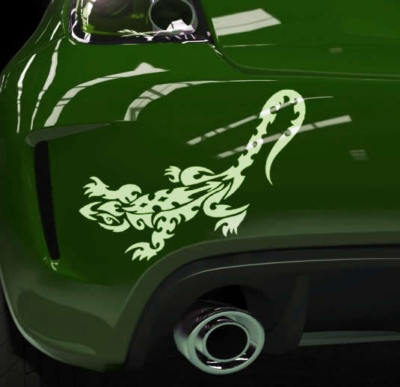 Geckoaufkleber Gekkoaufkleber Gecko Sticker Aufkleber Auto Gecco Tribal JDM