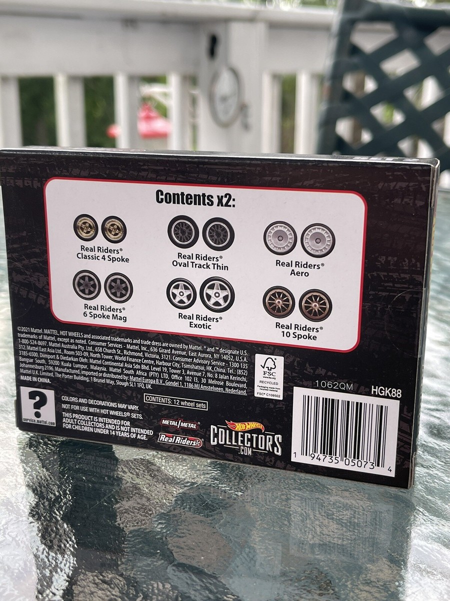 🆕HOT WHEELS🛞Collectors Real Riders Wheels✨Set 2✨RLC