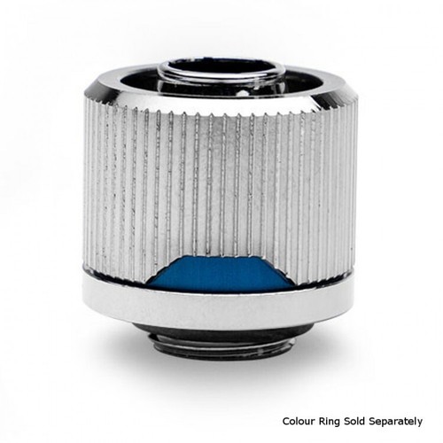 EK Water Blocks EK-Torque STC 12/16mm Soft Tubing Compression Fitting - Nickel - Afbeelding 7 van 9