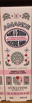 L'Occitane ALMOND & FLOWERS Hand Cream Skin Care Amande Et Fleurs 5.2oz