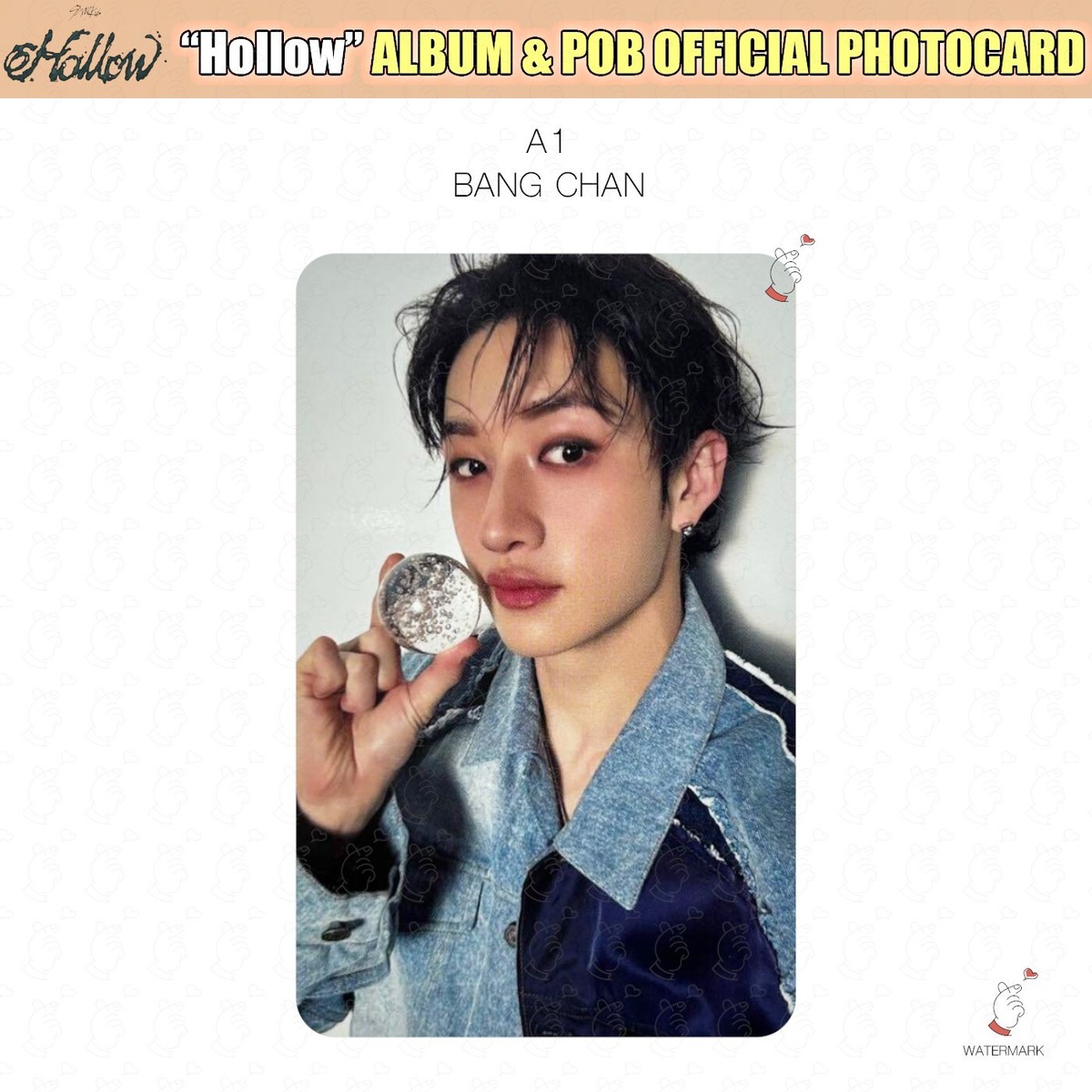 STRAY KIDS HOLLOW JAPAN ALBUM OFFICIAL PHOTOCARD SOLO POB