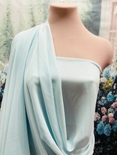 HI-MULTI CHIFFON FABRIC SHEER 60" BLUE 1120 BRIDAL, FORMAL WEAR, DECOR