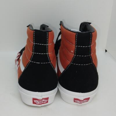 VANS SK8 Mens NEW w/Tags Hi-Top Burnt Orange/Black Sneakers  display picture 3