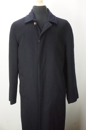 Loro Piana Mainline 100% Cashmere Navy Blue Overco