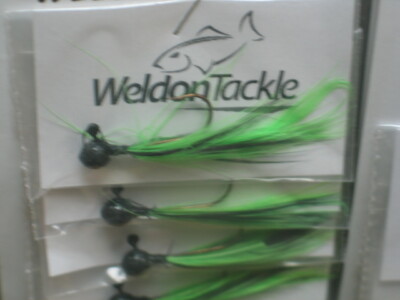Lot Of 12 Weldon Mini Foo Jigs 1/16oz MINT  Steelhead/Trout Jigs